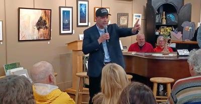 U.S. Congressman Bob Good makes re-election campaign stop in Appomattox