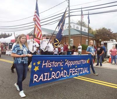 Historic Appomattox Railroad Festival banner