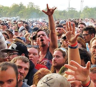Crowd at 2019 Blue Ridge Rock Festival