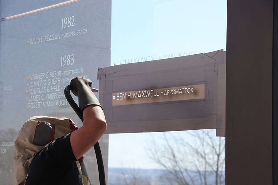 War memorial adds name of fallen soldier from Appomattox