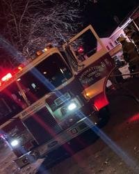 Monday night brush fire involved two vehicles