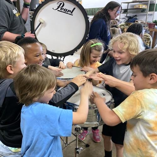 Kindergarten classes take tour of ACHS programs