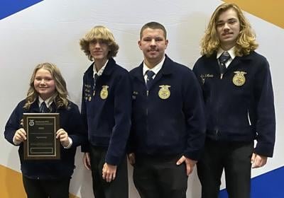 Appomattox FFA team earns silver rating in national contest, Martin earns gold