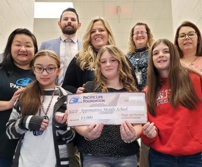 Appomattox Middle School receives $3K grant