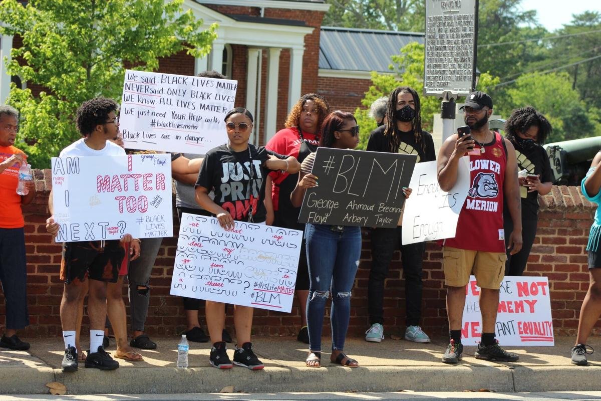 Black Lives Matter peaceful protest held today in Appomattox