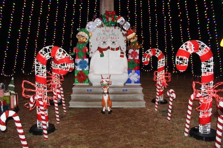Christmas Decorations at the Top of the Hill