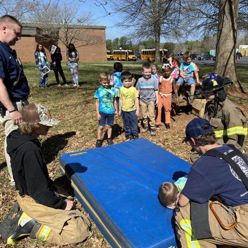 Kindergarten classes take tour of ACHS programs