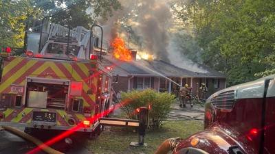 Appomattox, Concord, Pamplin crews battle Horseshoe Road fire