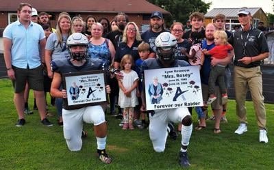 ‘Mrs. Rosey’ honored at Raiders game