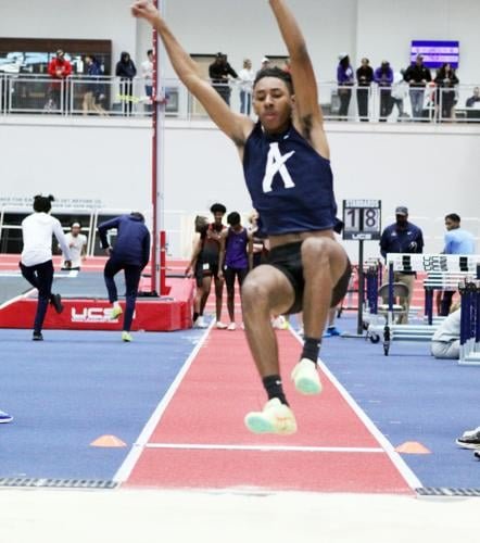Abdussalaam of Appomattox wins girls long jump at Walter Bass Invitational